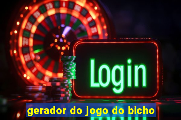 gerador do jogo do bicho